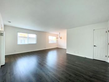 Wide, Open Spaced Living Room at 2120 Valerga, in Belmont California